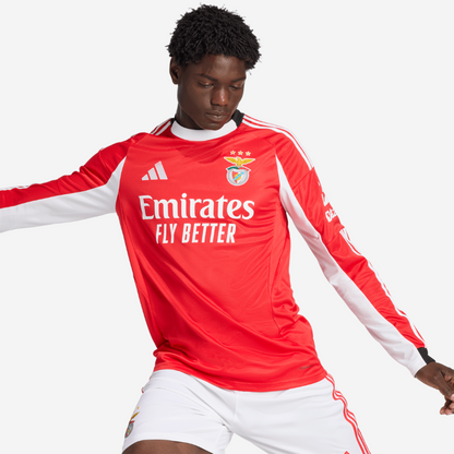 Camisola principal MANGA COMPRIDA vermelha 2025/26
