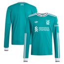 Camisola Liverpool third verde 2025/26 - MANGA LONGA
