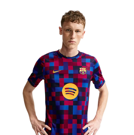 Camisola Barcelona pré jogo 2026/27