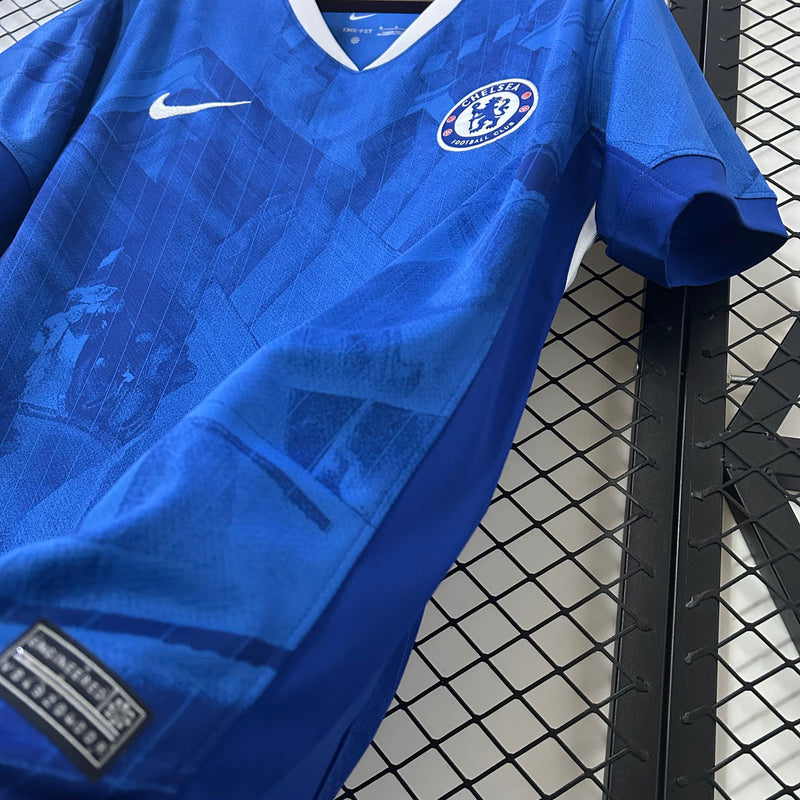 Camisola Chelsea home 2025/26 azul