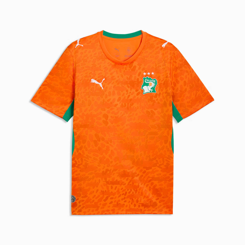 Camisola Seleção da Costa do Marfim principal laranja - Copa do Mundo 2026