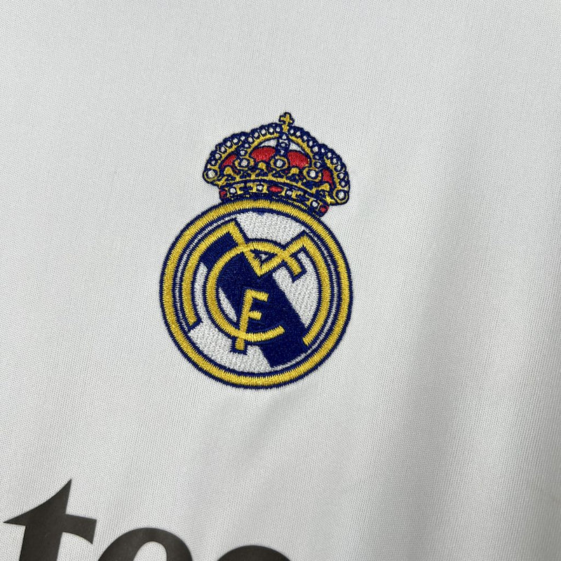 Camisola Real Madrid branca Home 2025/26 - MANGA LONGA