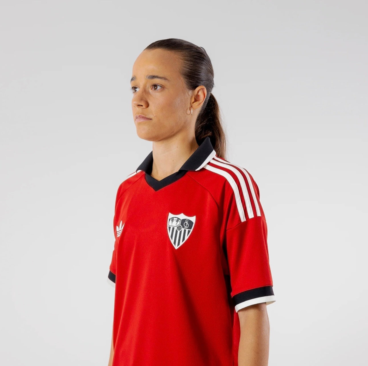 Camisola Sevilla Feminina alternativa vermelha 2026/27