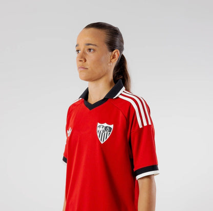 Camisola Sevilla Feminina alternativa vermelha 2026/27