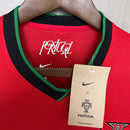 Camisola Portugal vermelha home Euro 2024
