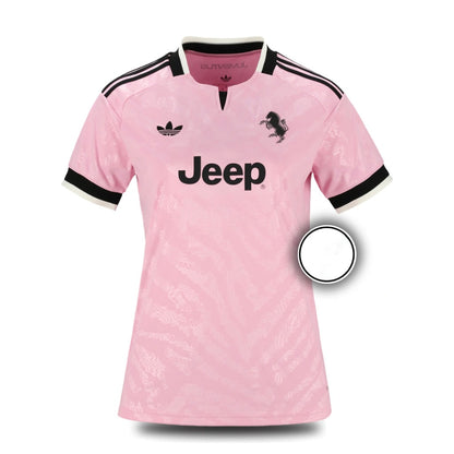 Camisola FEMININA Juventus alternativa rosa 2026/27