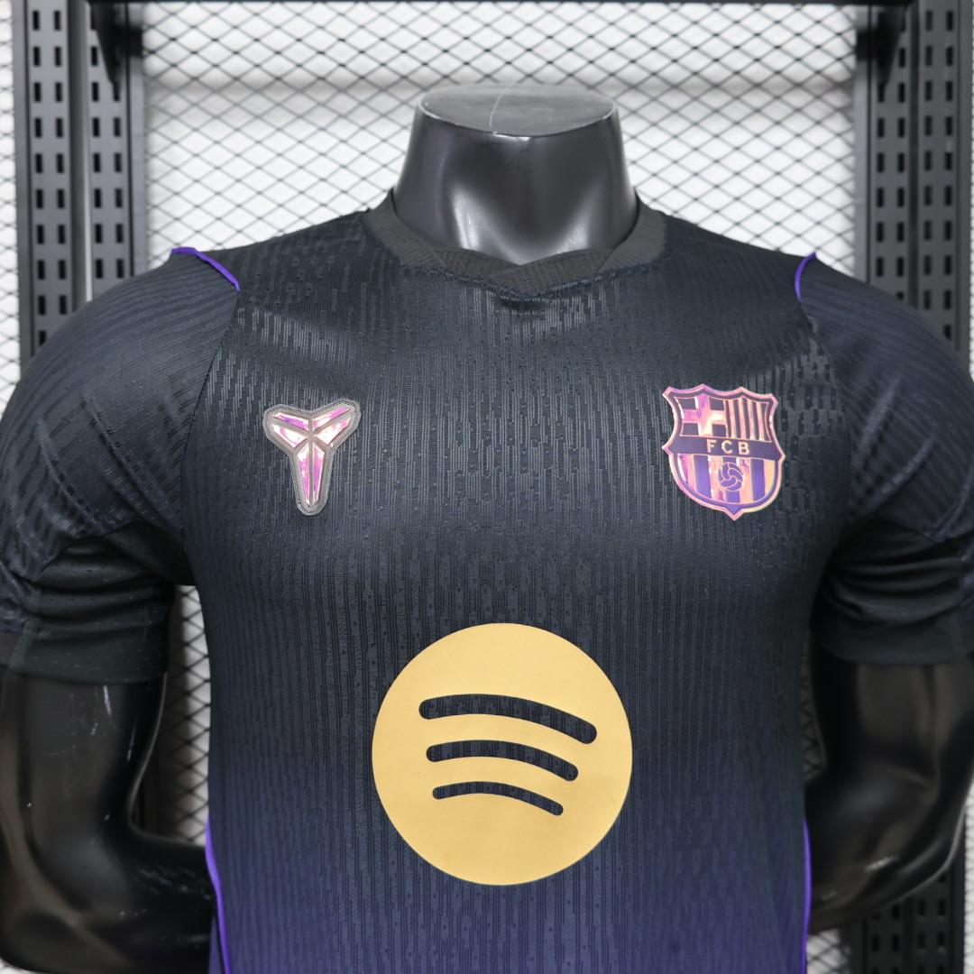 Camisola Barcelona alternativa preta/roxa 2026/27 - PLAYER