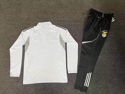 Fato de Treino branco 2025/26 Meio fecho