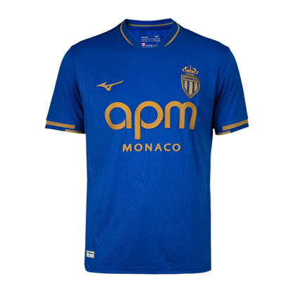Camisola AS Mônaco alternativa azul 2025/26