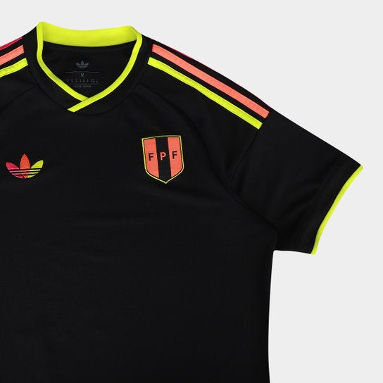 Camisola Seleção do Peru alternativa preta - Copa do Mundo 2026