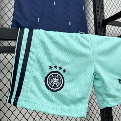 Conjunto infantil Seleção Alemanha alternativa azul COPA DO MUNDO 2026