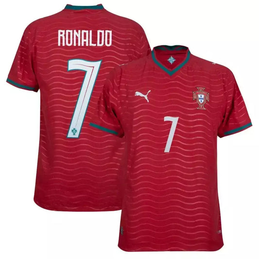 Camisola Seleção de Portugal RONALDO 7 principal COPA DO MUNDO 2026 - vermelha