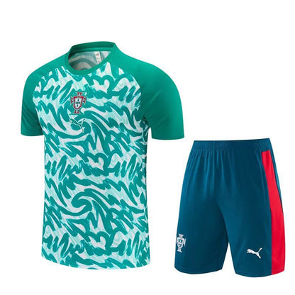 Conjunto Infantil Seleção de Portugal verde 2026/27 COPA DO MUNDO