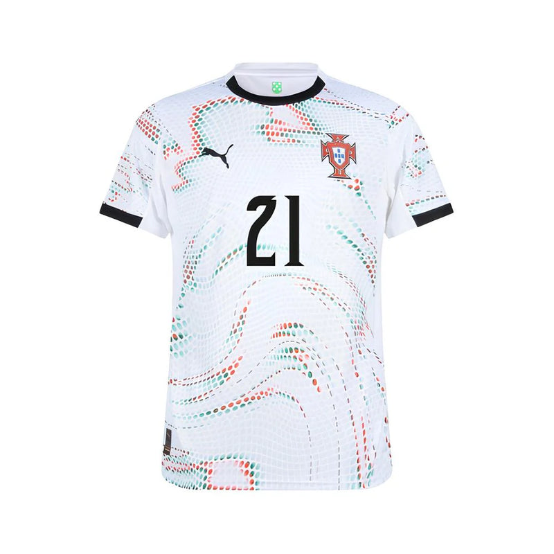 Camisola DIOGO J 21 Seleção Portugal branca alternativa 2025