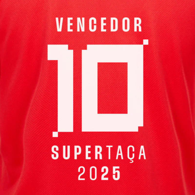 Camisola campeão SUPERTAÇA PRINCIPAL vermelha 2025/26
