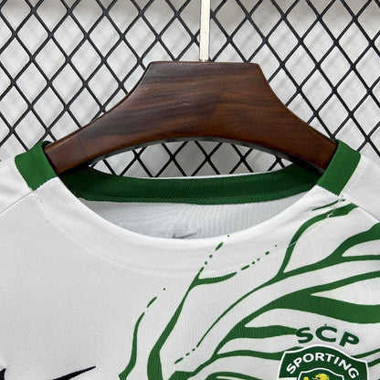 Camisola leão concept branca e verde 2025/26