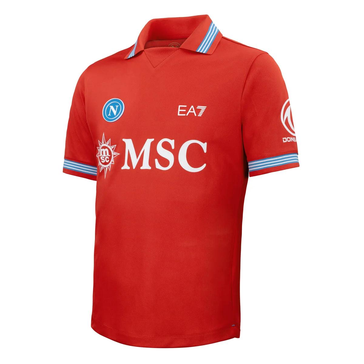 Camisola Nápoles Terceira Vermelha 2026/27 – imagem 2