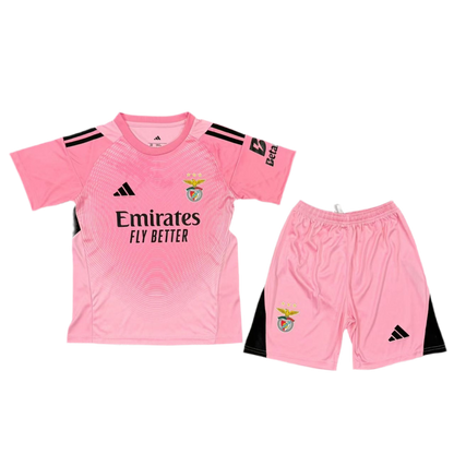 Conjunto infantil guarda redes rosa 2025/26
