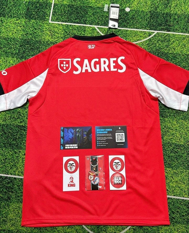 Camisola PRINCIPAL vermelha 2025/26