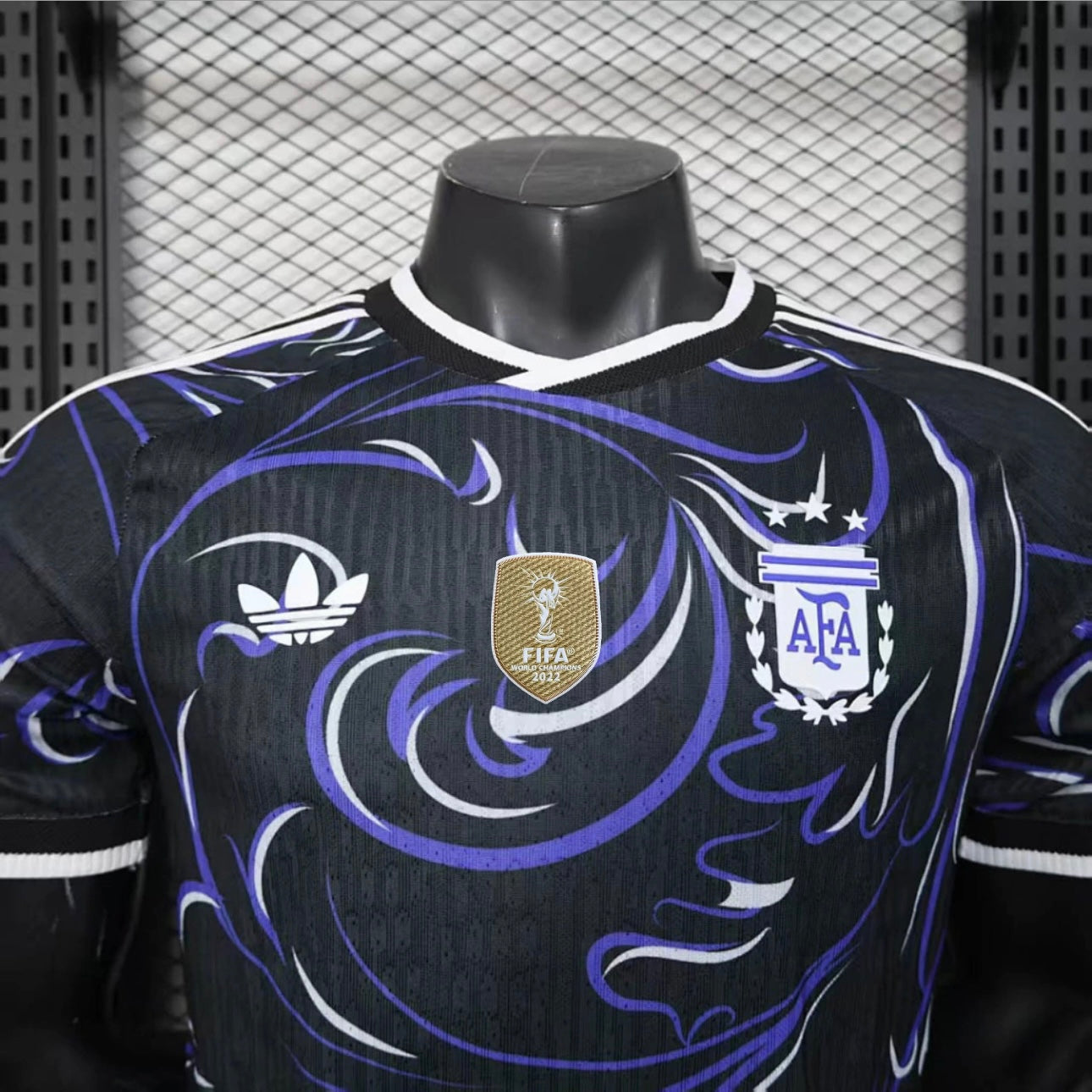 Camisola Seleção Argentina alternativa preta/azul COPA DO MUNDO 2026 - PLAYER - AUTHENTIC
