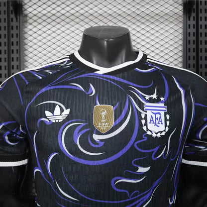 Camisola Seleção Argentina alternativa preta/azul COPA DO MUNDO 2026 - PLAYER - AUTHENTIC