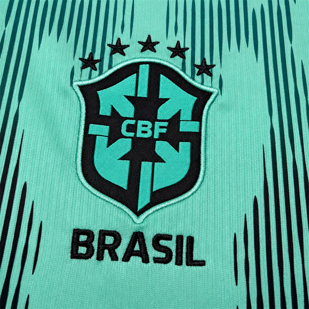 Camisola Brasil guarda redes Copa do Mundo 2026 - verde