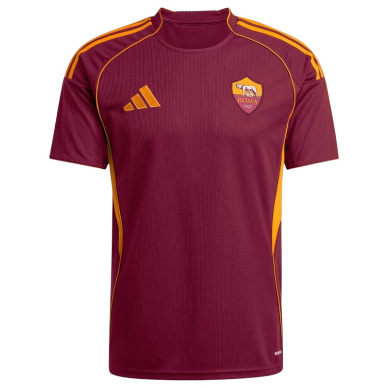 Camisola Roma principal vermelha 2025/26