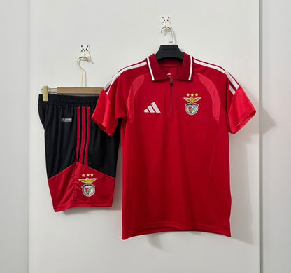 Conjunto de treino POLO Adulto 2026/27 vermelho