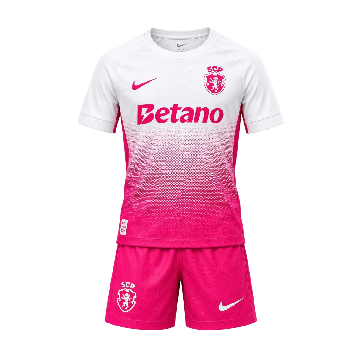 Conjunto infantil PINK OCTOBER 120 anos rosa 2026/27 [pré venda: 11 a 22 dias úteis]