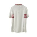 Camisola retrô branca alternativa 1997/98