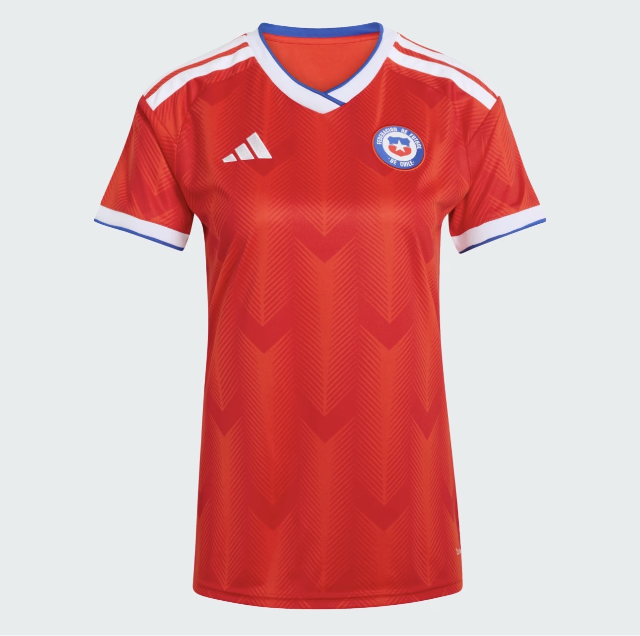 Camisola Chile FEMININA principal Copa do Mundo 2026 - vermelha