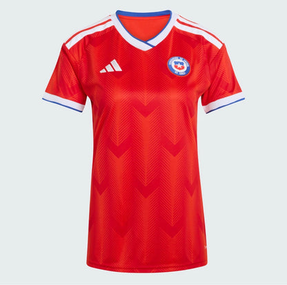 Camisola Chile FEMININA principal Copa do Mundo 2026 - vermelha