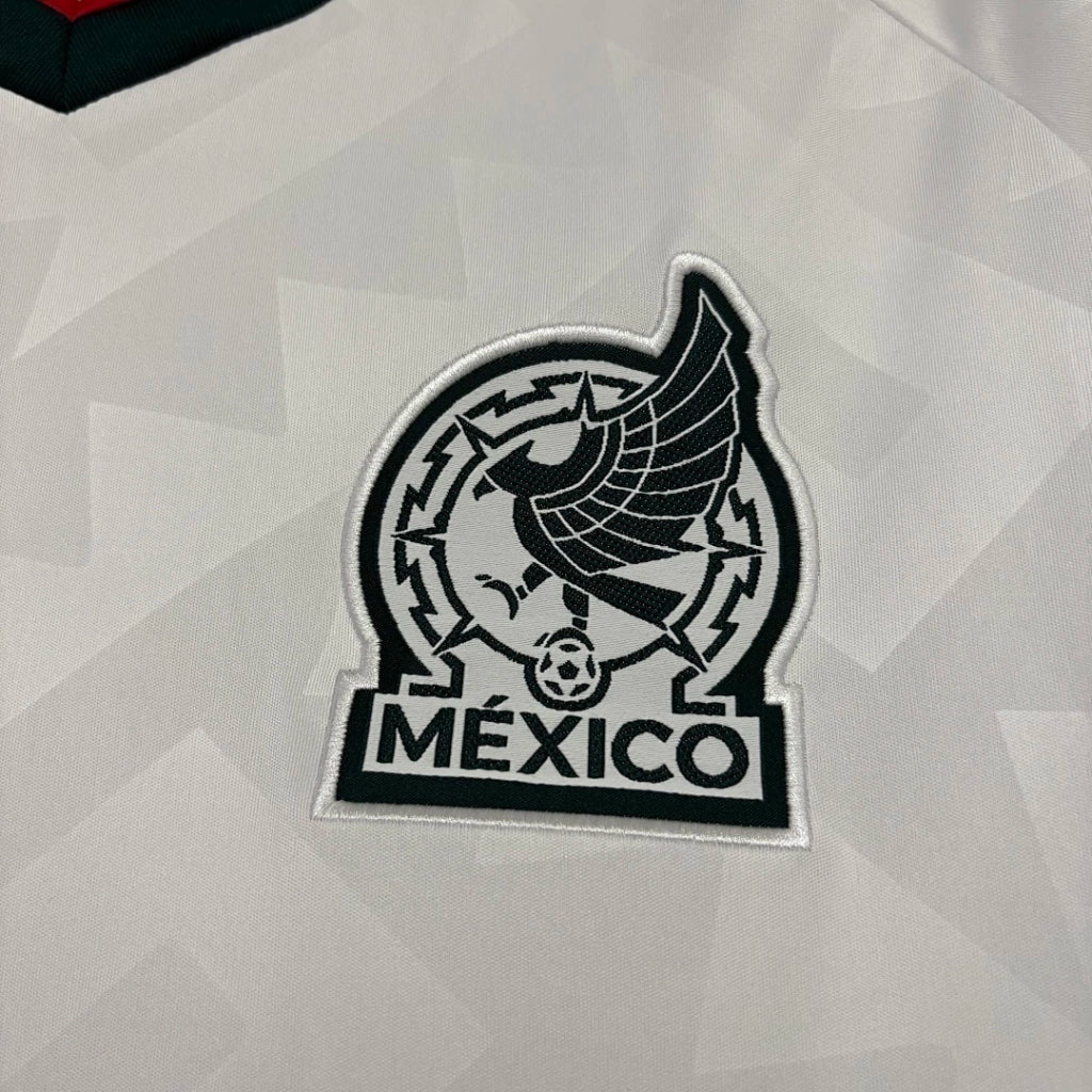 Camisola Seleção do México MANGA LONGA alternativa  branca - Copa do Mundo 2026