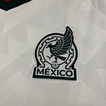 Camisola Seleção do México MANGA LONGA alternativa  branca - Copa do Mundo 2026