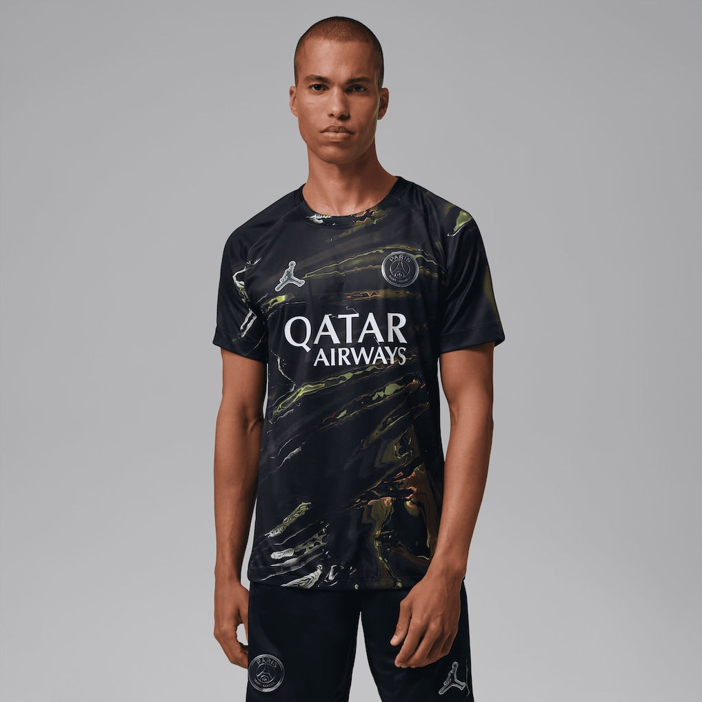 Camisola PSG jordan 2026 Night Edition preta - LANÇAMENTO