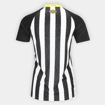 Camisola Santos Away 2025/26 branca/preto - FEMININA