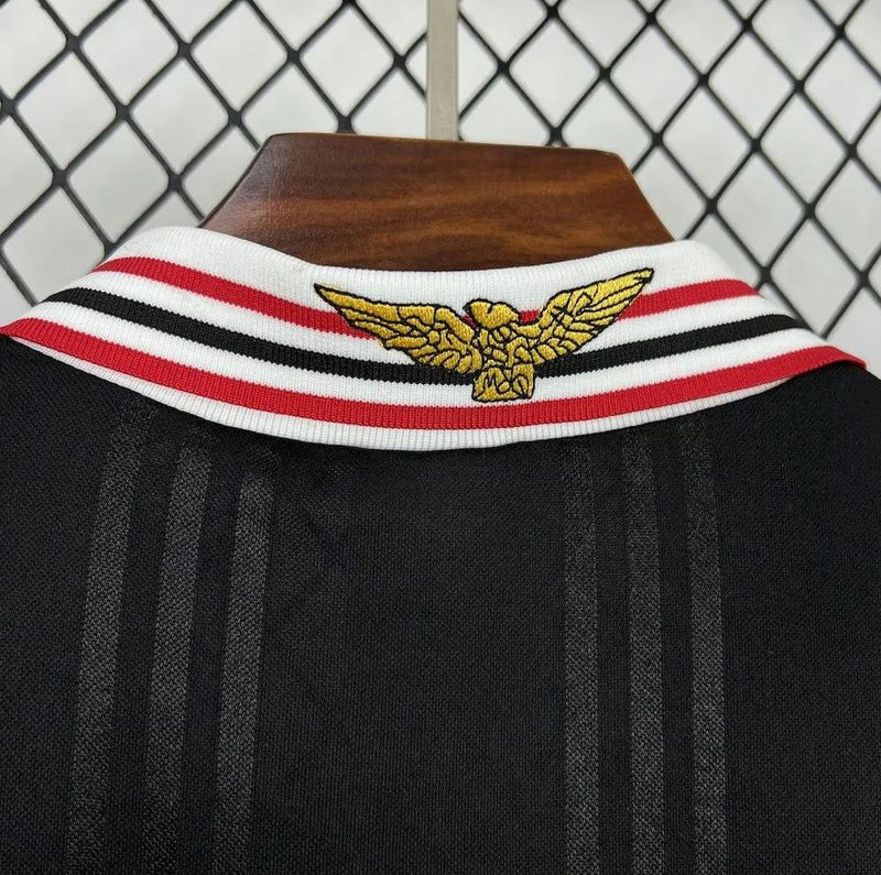 Camisola retrô preta alternativa 1997/98