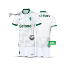 Conjunto infantil alternativo branco 2025/26 - LANÇAMENTO