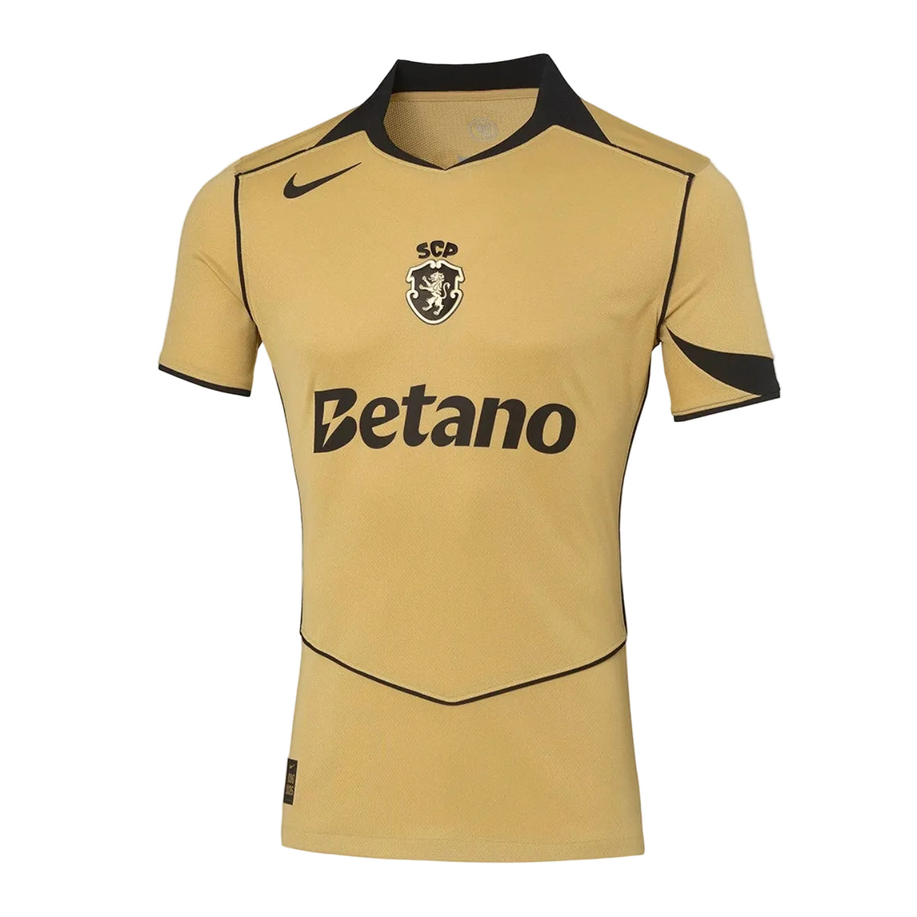 Camisola S C P alternativa TOTAL 90 dourada 2026/27 - [pré venda: 11 a 22 dias úteis]