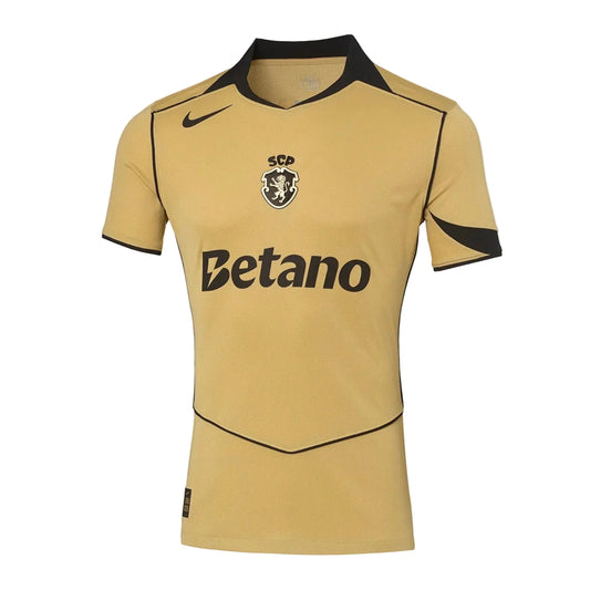 Camisola S C P alternativa TOTAL 90 dourada 2026/27 - [pré venda: 11 a 22 dias úteis]