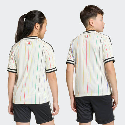Conjunto infantil Seleção Japão alternativo branco COPA DO MUNDO 2026