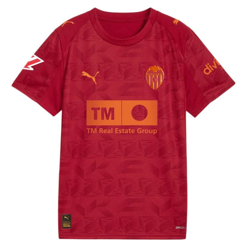 Camisola Valencia alternativa vermelha 2025/26