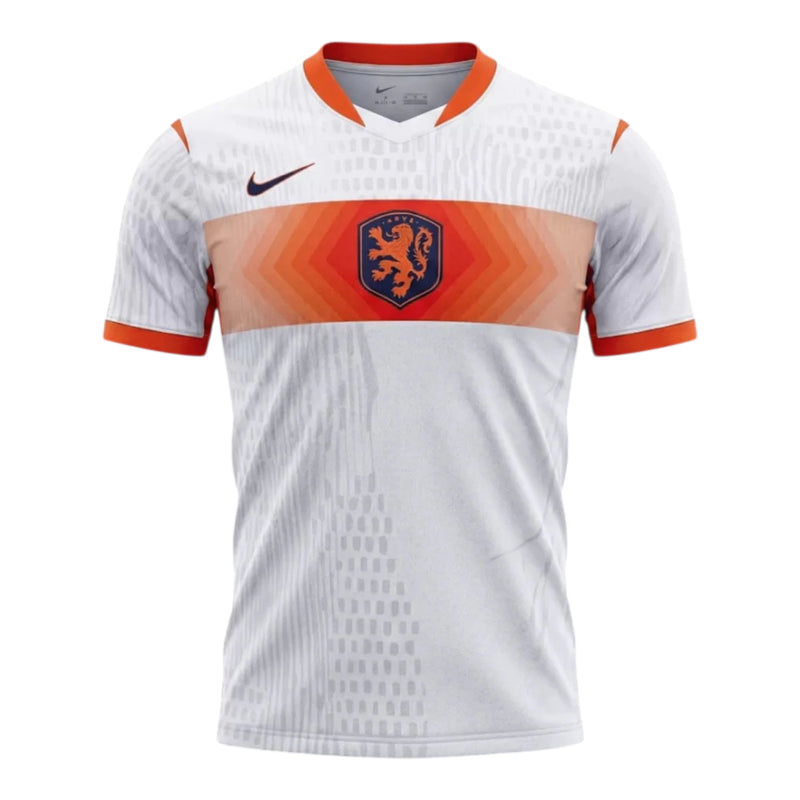 Camisola Seleção da Holanda alternativa branca - Copa do Mundo 2026