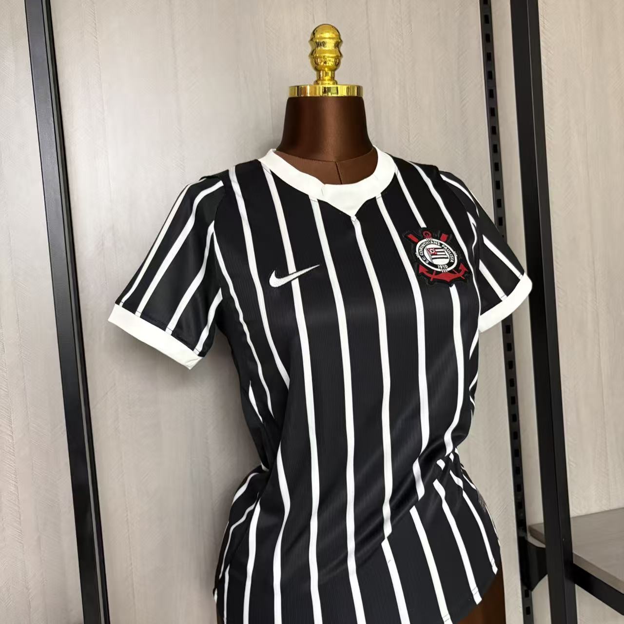 Camisola Feminina Away preta 2026/27