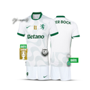 Conjunto infantil alternativo branco 2025/26 - LANÇAMENTO