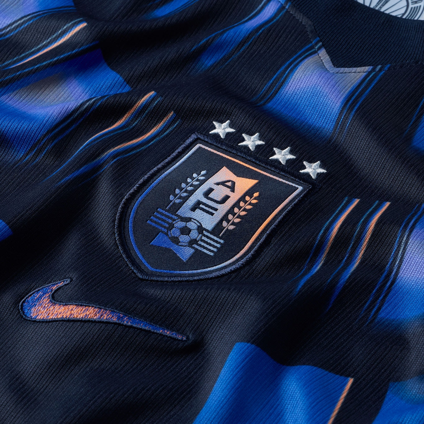 Conjunto infantil Seleção Uruguai alternativo azul/preto COPA DO MUNDO 2026