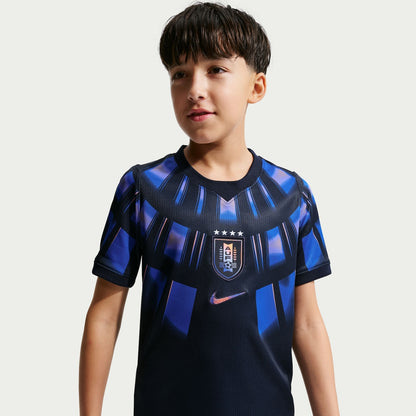 Conjunto infantil Seleção Uruguai alternativo azul/preto COPA DO MUNDO 2026