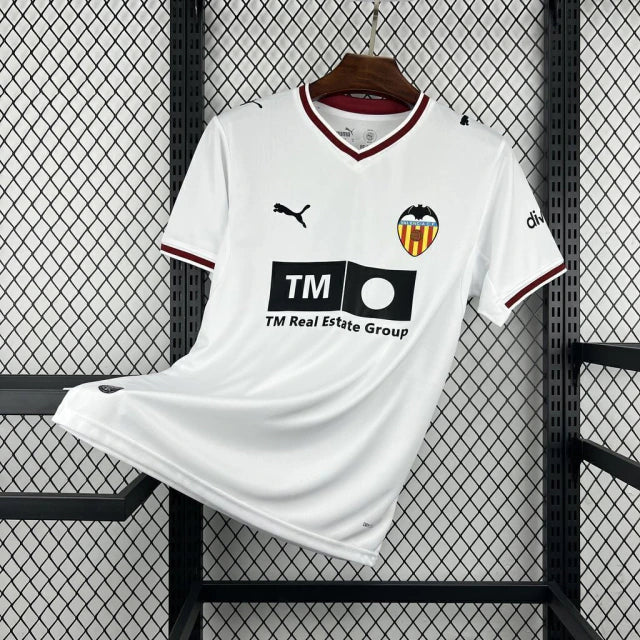 Camisola Valencia principal branca 2026/27