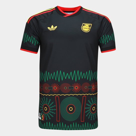 Camisola Seleção da Jamaica alternativa preta - Copa do Mundo 2026
