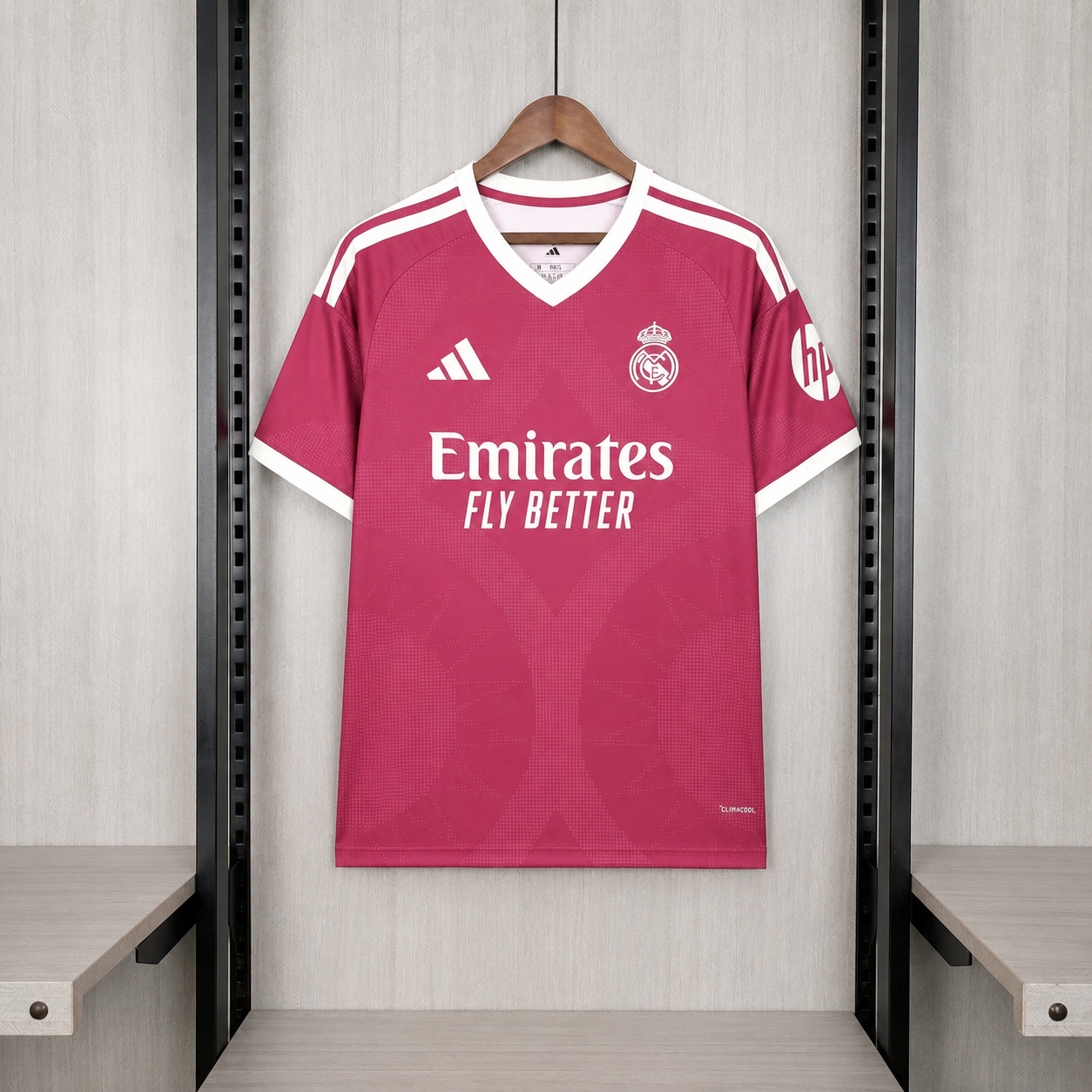 Camisola Real Madrid rosa terceira 2026/27